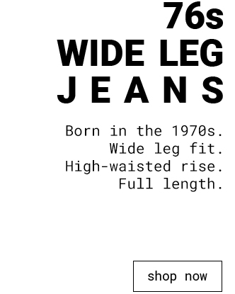 76s Wide Leg Jeans - Shop Now