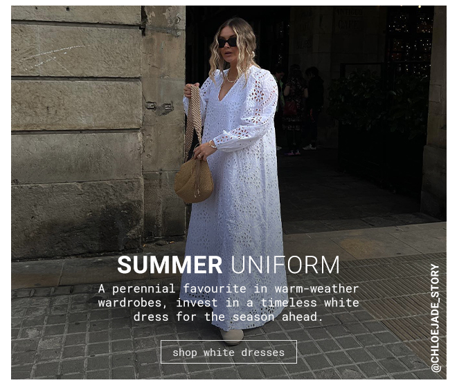 Summer Uniform - Shop White Dresses
