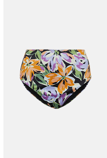 hawaiian floral high waisted bottoms