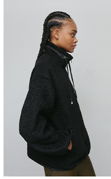 zip front fleece