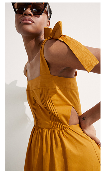 tie strappy cut out midi dress
