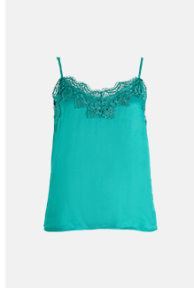 satin lace cami