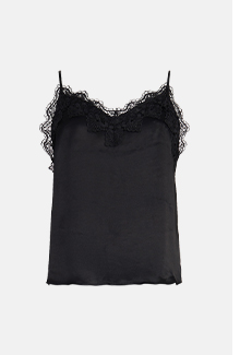 satin lace cami