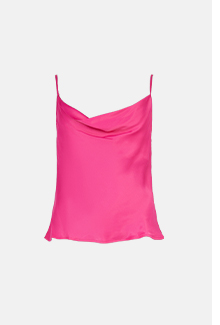 Satin Cowl Neck Cami Top