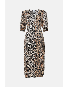 Midi Dress In Animal