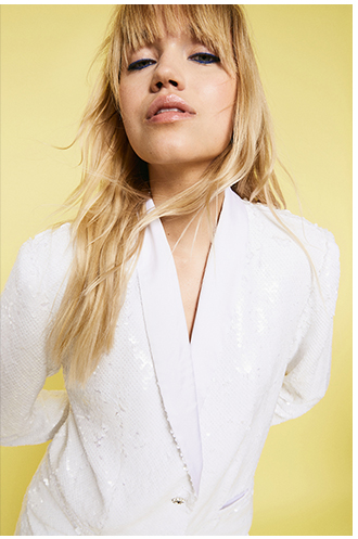 sequin blazer