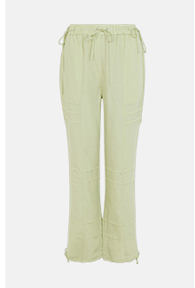 Premium Lyocell Pin Tuck Detail Cargo Trouser