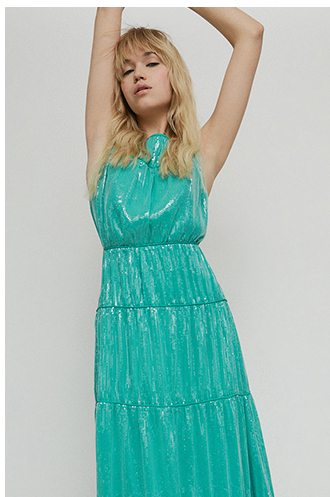 sequin midi dress