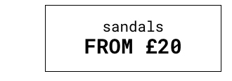 Sandals From £20 - Shop now