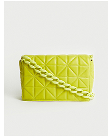 quilted chain shoulder bag