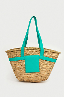 mini straw basket bag