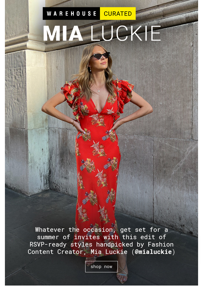 WH Curated x Mia Luckie | Shop Now >>