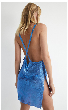 chain mail mini dress
