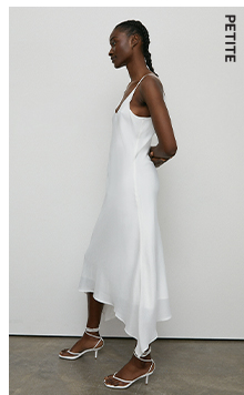 petite slip maxi dress