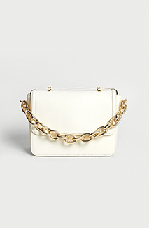 real leather chain crossbody