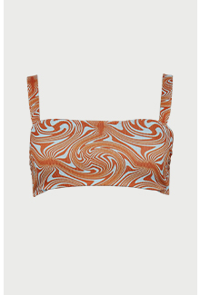 Swirl Square Neck Bikini Top