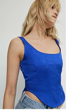 Satin Refined Corset Top