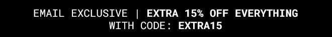 Exclusive Extra 20% Off Everything Ends Midnight. Shop Now >>