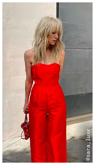 satin twill bandeau jumpsuit