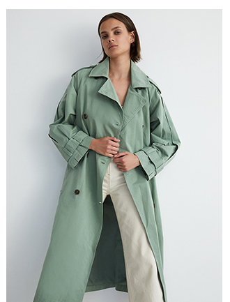 maxi trench coat