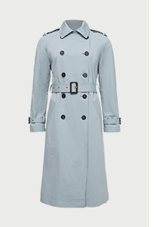 raglan sleeve belted trench