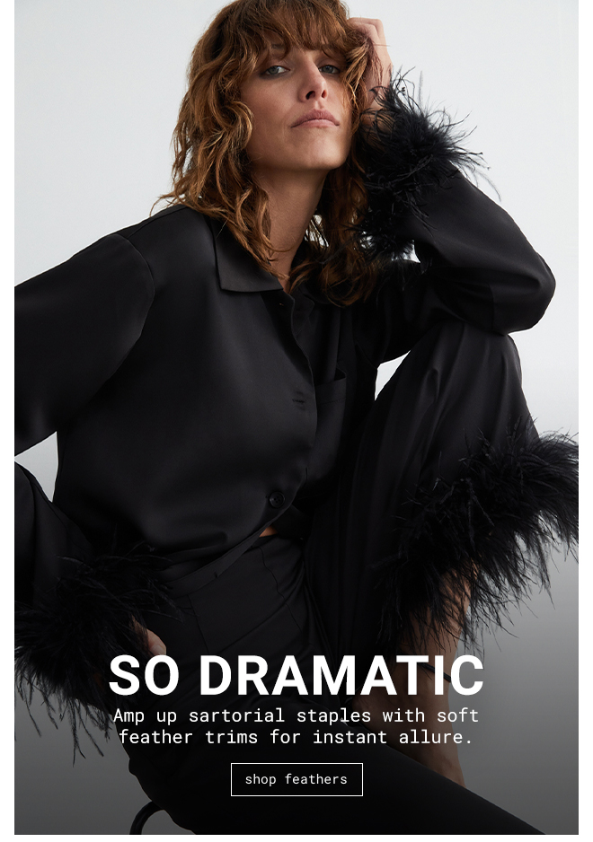 SO DRAMATIC | Shop Feathers >>