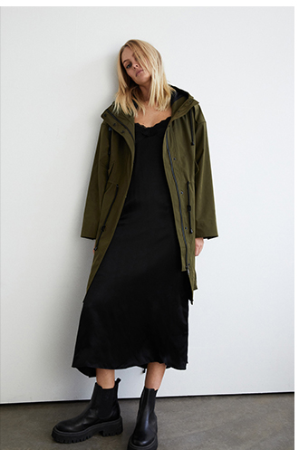 technical utility parka