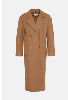 relaxed double breasted coat