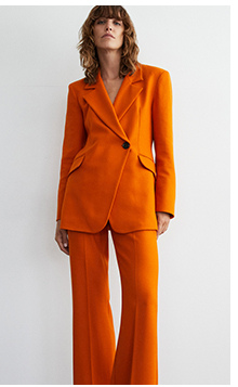 premium slim kick flare trouser