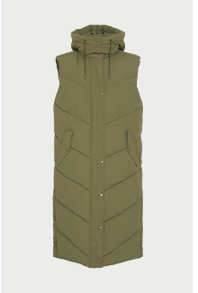 essential maxi padded gilet