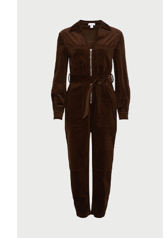 cord-zip-front-belted-jumpsuit