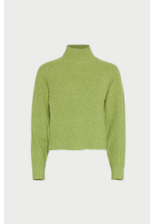 diamond stitch jumper