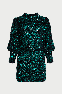 velvet sequin cut out back mini dress