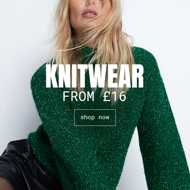 Knitwear From £16 - Shop Now