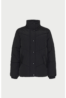 essential funnel neck padded jacket