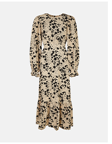 woven midi tea dress