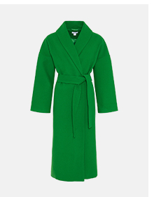 knit back shawl collar wrap coat
