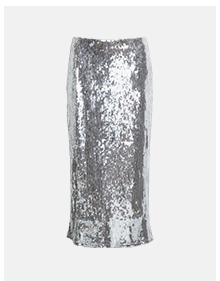 sequin a line fluid skirt