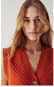 Soft Teardrop Stitch Knitted Vest