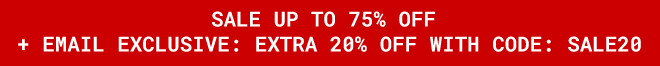 Sale Up To 75% Off + Email Exclusive Extra 205 Off With Code SALE20 - Shop Now