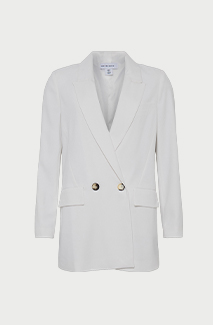 relaxed double breasted blazer