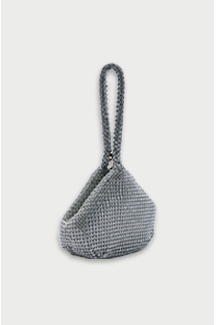 diamante mini pouch bag