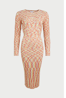 space dye knit dress