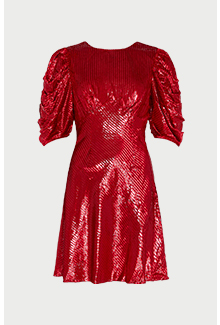 stripe velvet bias cut mini dress