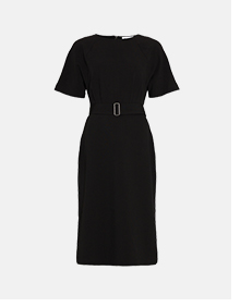 raglan sleeve-soft shift dress