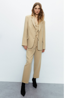 tailored single breasted blazer