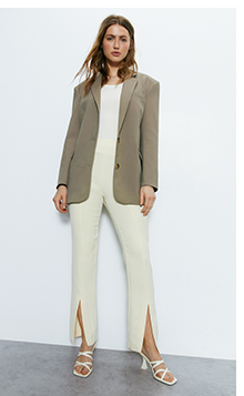 premium tailored kick flared trouser