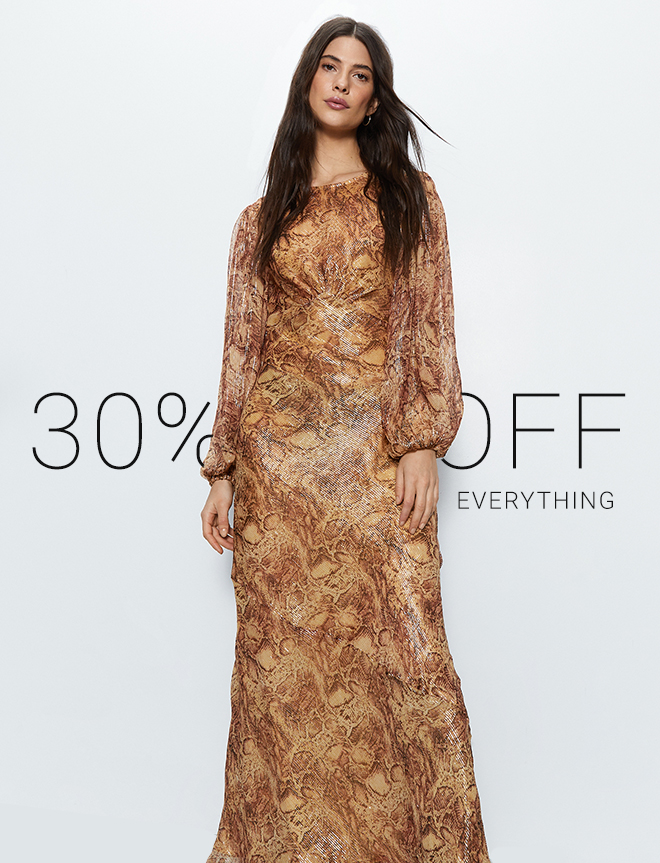 30% OFF EVERYTHING - Shop Now >>