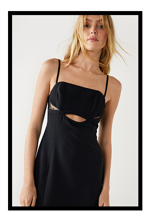 premium tailored corset dress