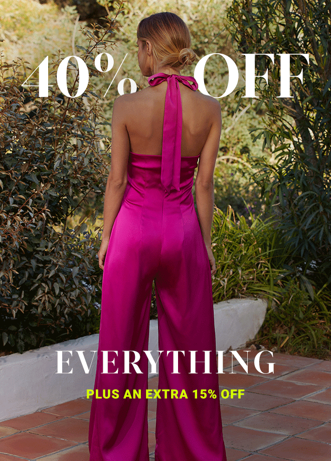 40% Off Everything + Extra 15% off - Shop Now >>
